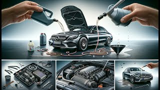 How to Drain and Fill Coolant on a Mercedes CClass or GLCClass W205 W253 [upl. by Ahsakal331]