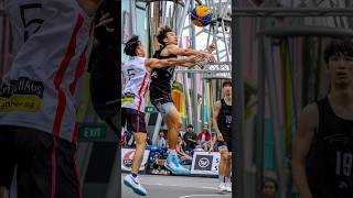 Kelvins blockin no shot is going in nxl3x3 singaporebasketball sgbasketball jumpshotsg [upl. by Ninnahc608]