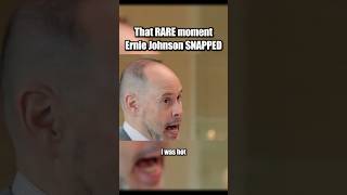 That RARE Moment ERNIE Johnson SNAPPED [upl. by Tadeas]