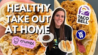 3 HEALTHY amp SIMPLE FAST FOOD COPYCAT RECIPES AT HOME  WeightWatchers  Taco Bell amp Crumbl at Home [upl. by Aihsar869]