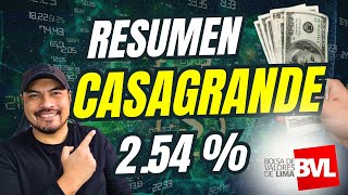 CASAGRANDE alcanza esta Semana 254 en la Bolsa de Valores de Lima [upl. by Ytte938]