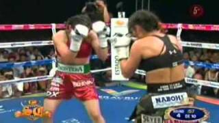 Ana Maria quotGuerrera Aztecaquot Torres Vs Jackie quotPrincesa Aztecaquot Nava Round 4 [upl. by Stoddard]