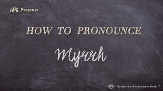 How to Pronounce Myrrh Real Life Examples [upl. by Irtimed]