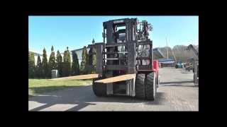 D3232  16000 kg used Kalmar DCE16012 heavy duty forklift from 2013 [upl. by Enelyahs25]