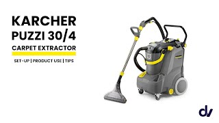 Karcher Puzzi 304 Carpet Extractor Breakdown [upl. by Ekim]