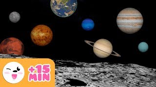 The SOLAR SYSTEM for kids  From planet to planet  Compilation [upl. by Machutte]