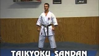 Karaté  cours 6  kata de base Taikyoku shodan nidan sandan et Heian sodan [upl. by Hamforrd]