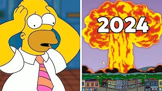 As previsões dos Simpsons para 2024 são ASSUSTADORAS [upl. by Rebecka]