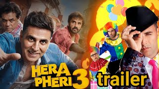 Hera pheri 3 new official trailer hindi dubbed full movie newmovie movietrailers2024 virlatrailer [upl. by Arni339]