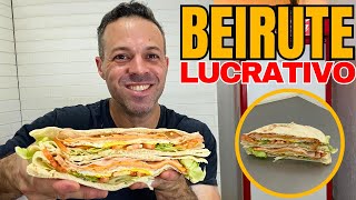 COMO FAZER BEIRUTE E GANHAR DINHEIRO EM CASA I PIZZARIA DELIVERY DE SUCESSO I BEIRUTE DO HABIBS [upl. by Enuj804]