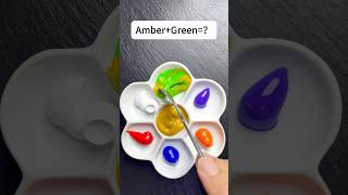 Mixing Amber  XX Colors  colormixing satisfying colors paintmixing art diy funny toys [upl. by Bekaj100]