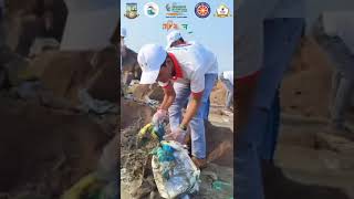 NSS Unit of T R College of Arts and Comm had conducted Beach Cleanliness drive at Velankanni Beach [upl. by Mcnalley]