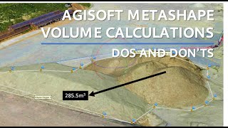 The RIGHT way to Calculate Volumes with Agisoft Metashape [upl. by Esemaj]