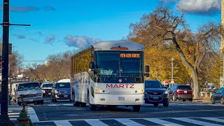 MARTZ 2017 MCI D4505 1833 on MTA Maryland Route 620 Commuter [upl. by Nahsad]