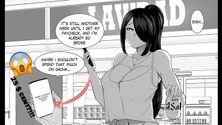 What Happens When Gamer Girls Run Out Of Money  Manga Comic Dub [upl. by Letisha]