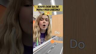 School choir try the perfect pitch challenge Do Re Mi Fa So La Ti Do shorts foryou challenge [upl. by Neibaf]