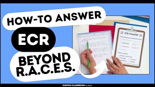 How to Answer ECR Prompts 8 Strategies Beyond RACES [upl. by Stochmal732]