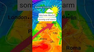 Ein Hoch bringt nächste Woche noch mal Chancen für Sonne und Wärme 😊 🌞 wetter [upl. by Agustin850]