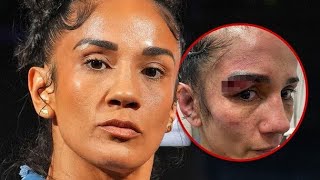 Amanda Serranos Shocking Injury After Katie Taylor Fight [upl. by Assilim]