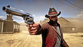 John Marston  GunTricks and QuickDraws  Red Dead Redemption 2 [upl. by Incrocci]