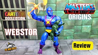 MOTU Origins Cartoon Collection WEBSTOR Figure Review [upl. by Cindee]