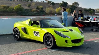 Sonoma Raceway Lotus Elise  152817 [upl. by Dnar242]