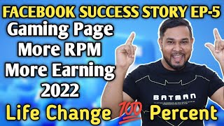 Facebook Gaming Page Success Story Facebook gaming page earning proof Facebook gaming page grow [upl. by Oilegor]