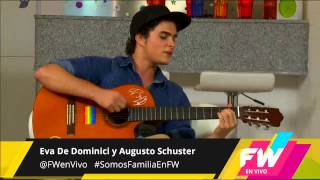 Augusto Schuster cantando en FWenVivo [upl. by Etterual]