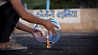 काँच के अंदर अनार  Anar Inside a glass jar Experiment [upl. by Ai]