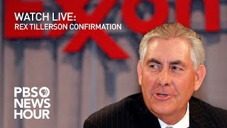 WATCH LIVE Rex Tillerson confirmation hearing [upl. by Ut]