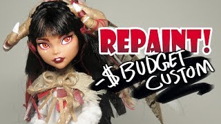 Repaint Budget Customizing How to make custom dolls for super cheap [upl. by Brinson]