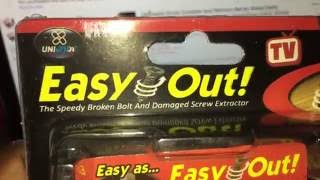 Easy Out Stripped Screw Removal Review [upl. by Boar]