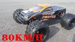 Monster Truck RC Car  Maximus 18 80KMH 4WD Brushless [upl. by Masha]