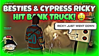 Besties amp Cypress Ricky Hit Bank Truck GONE WRONG  NoPixel GTA RP  NoPixel Clips [upl. by Chen24]