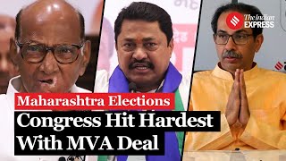 Maharashtra Election 2024 MVA SeatSharing Deal Final Congress Hit Hardest [upl. by Neelahs]