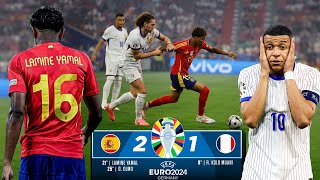 Highlights  Spain vs France  Uefa Euro 2024 [upl. by Ahsile]