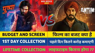 Pushpa Box Office Collection Antim The Final Truth Collection Full Movie Hindi Trailer Review 2021 [upl. by Penland]