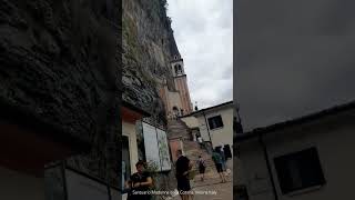 Santuario Madonna della Corona Spiazzi Verona Italy italy verona churches madonnadellacorona [upl. by Pahl541]