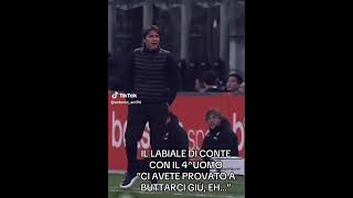 Antonio Conte al 4° uomo ci avete provato a buttarci giù [upl. by Eilrak]