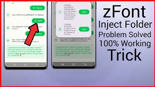 zFont Inject Error  zFont Inject Folder Problem  zFont 3 iOS Emoji Apply Problem Solved  zFont 3 [upl. by Rhett]