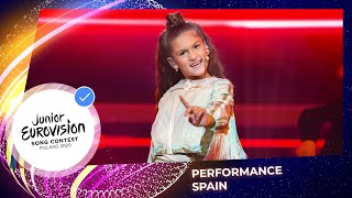 Spain 🇪🇸  Soleá  Palante at Junior Eurovision 2020 [upl. by Gnues]