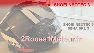 Premier roulage avec SHOEI Neotec 3 et Intercom Sena SRL 3 [upl. by Azer]