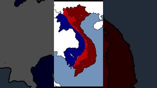 Vietnam vs Laos and Cambodia shorts 1v1 history mapping mapper [upl. by Sidnala]