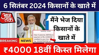 PM Kisan 18th Installment Release Date 2024  pm kisan yojana 2024  kisan samman nidhi yojana 2024 [upl. by Pelage45]