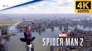 Marvels SpiderMan 2 PS5  Free Roam Gameplay 4K 60FPS [upl. by Raymund]