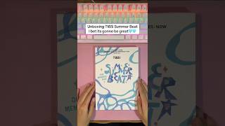 Unboxing TWS Summer Beat this album is so cuuuute youngjae tws unboxing summerbeat collection [upl. by Cacie]