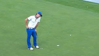 Rory McIlroy fourputts again at BMW Championship [upl. by Atnoed425]