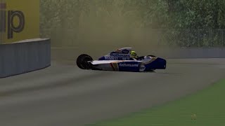 Replication of Senna crash Imola 1994 [upl. by Coretta525]