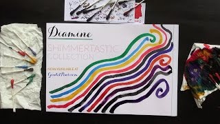 Diamine Shimmertastic Inks [upl. by Anaer]