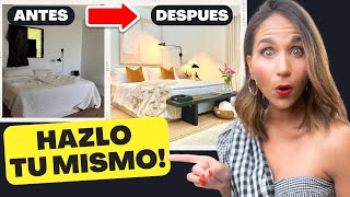 HAZ TU DORMITORIO LUJOSO Fácil y Rápido Tú Mismo 😱 Top 10 Tips Diseño de Interiores Elegantes [upl. by Niras334]